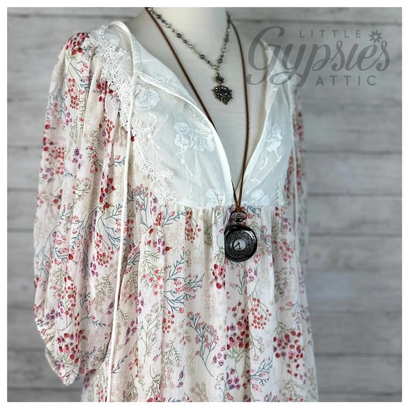 POL Dayna Floral Babydoll Layering Tunic - Picture 2 of 13